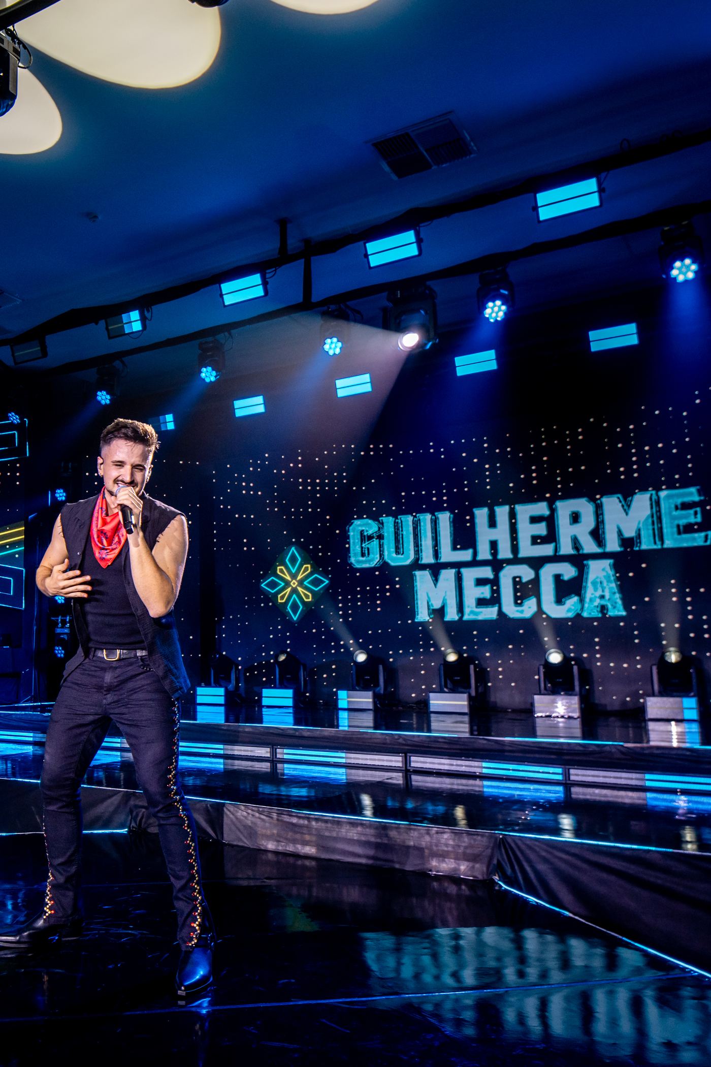 Guilherme Mecca no palco